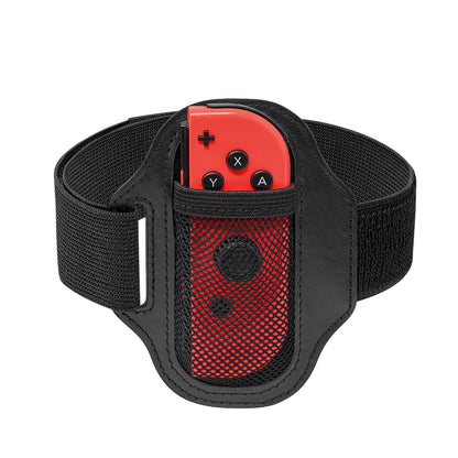 Leg Strap for Nintendo Switch Sports Play Soccer/Switch Ring Fit Adventure, for Joy Cons Switch OLED Model Controller Game Accessories,Adjustable Elastic Strap,Two Size for Adults & Children[2 Pack]