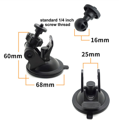 Camera Suction Cup Wall Mount For Wyze Cam V3/Pro,for Wyze Cam Pan/V3,for Oculus Sensor,for HTC Vive Base Station,Swivel 360 Degree Adjustable In/Outdoor Bracket with Washable Silica Gel(2 Pack)