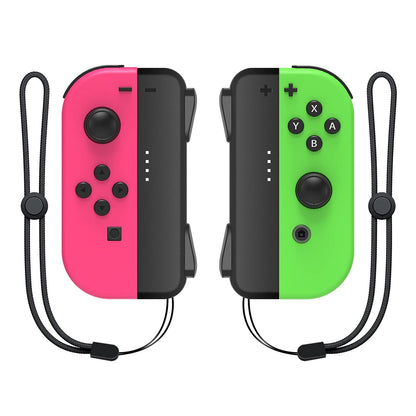 Game Handle Connector for Nintendo Switch Joy-Con, 5-in-1 Gamepad Handle with Wrist Strap for NS Switch Grip
